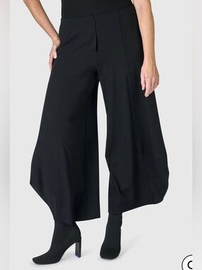 Alembika Winnie Punto Pants Black Size 7 US 18-20 NWT $210